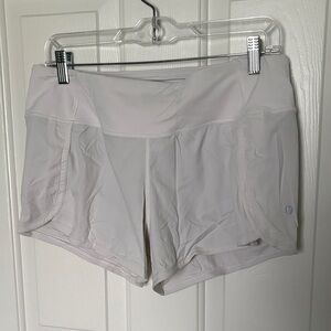 lululemon athletica Women's White Athletic Shorts Size 8